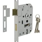 Intersteel Klavier Dag en Nachtslot SL56 Met Witte Voorplaat 20X175 mm