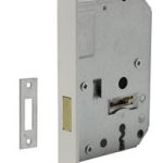 Intersteel Klavier Kastslot Met Witte Voorplaat 20X175 mm