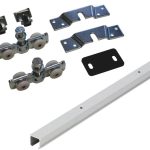 Schimos 40 binnenschuifdeurbeslag Wandmontage