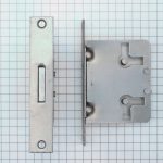 Insteekslot 25 mm met rechthkge ijzeren voorplaat (zonder sleutel)