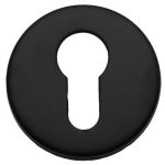 PC-Plaatje Rond verdekt mat zwart