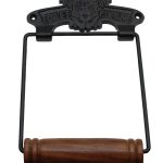 Toiletrolhouder zwart