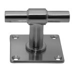 T-greep rvs-Look 55 mm Met Vierkante Achterplaat