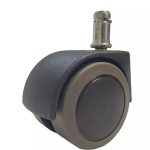 Bureaustoelwiel 50 mm met zacht loopvlak stift 11 mm