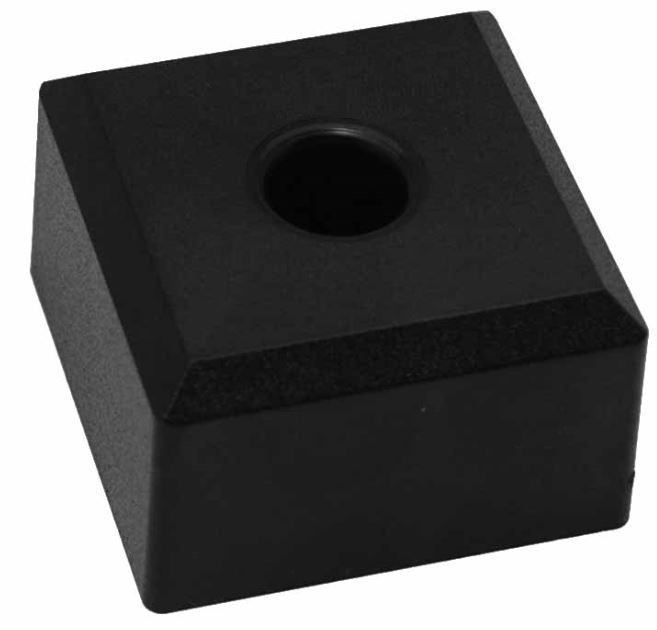 Meubelpoot kunststof vierkant 50x50x30 mm