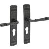 Intersteel deurklink Helena op schild PC55 oud grijs
