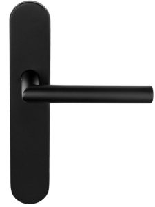 Deurklink op blind schild BASIC LBII-19P13SFC mat zwart