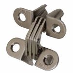 Scharnier SOSS 303 NP 13x038 mm deurdikte ca. 17 mm zamak vernikkeld