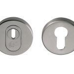 SKG3 Veiligheid-Rozet met kerntrekbeveiliging BASICS LBVEIL-KT PVD mat nikkel