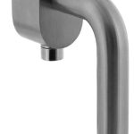 Intersteel SKG3 afsluitbare raamkruk rond op ovale rozet rvs