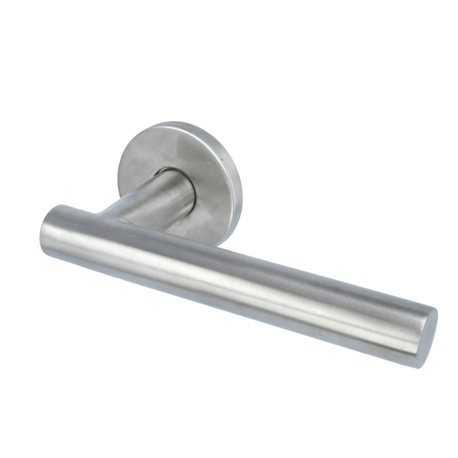 Deurklink Dave op ronde rozet rvs - Afbeelding 5