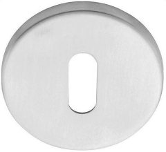 Sleutelplaatje Rond verdekt rvs