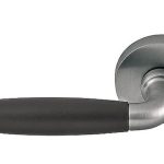 Enkele deurklink links TIMELESS 1932PR PVD mat nikkel/Bakeliet