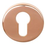 Cilinderplaatje BASIC LBY50 6 mm PVD gepolijst Koper