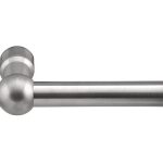 Enkele Deurklink FERROVIA FVL125-ZR mat rvs