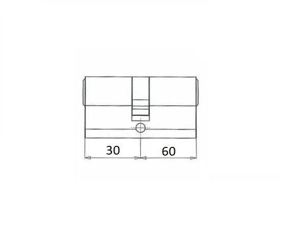 Veiligheidscilinder 30/60 Iseo F6 Extra S SKG3 - Afbeelding 3
