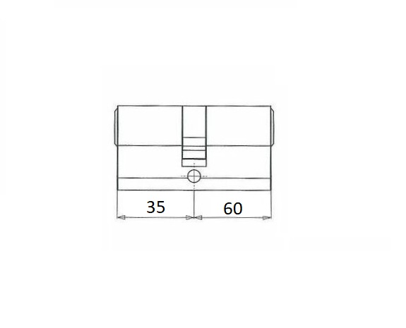 Veiligheidscilinder 35/60 Iseo F6 Extra S SKG3 - Afbeelding 3