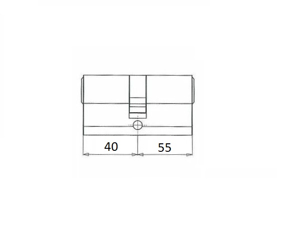Veiligheidscilinder 40/55 Iseo F6 Extra S SKG3 - Afbeelding 3