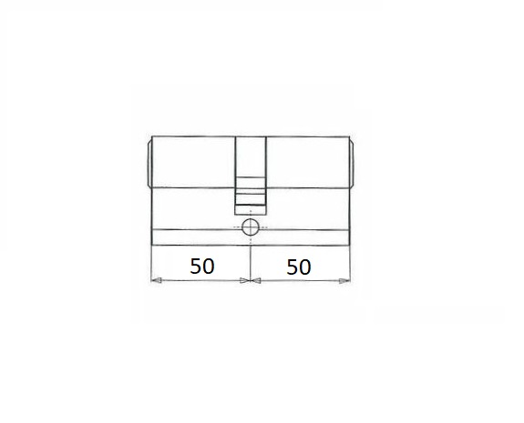 Veiligheidscilinder 50/50 Iseo F6 Extra S SKG3 - Afbeelding 3
