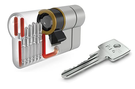 Veiligheidscilinder 45/60 Iseo F6 Extra S SKG3 - Afbeelding 2