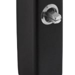 Intersteel raamkruk slotconstructie hals Ø16mm rvs/mat zwart