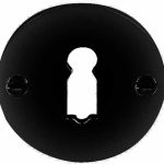 Sleutelplaatje Timeless MSN50 mat zwart