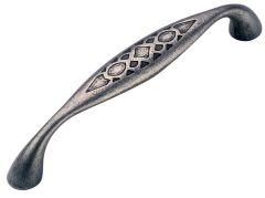 Greep Motief Tin Kleur 128 mm