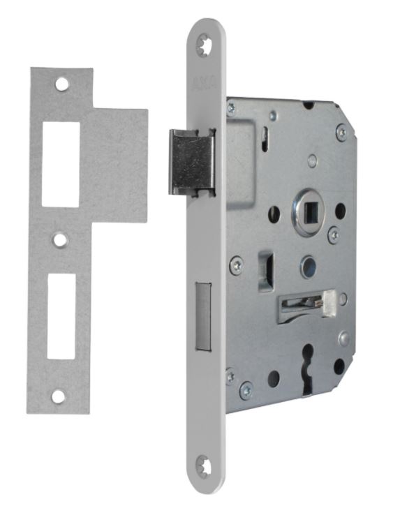 AXA dag-nachtslot klavier SL56 met Witte Voorplaat