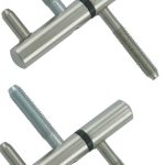 AXA Inboorpaumelle voor Houten kozijnen staal vernikkeld