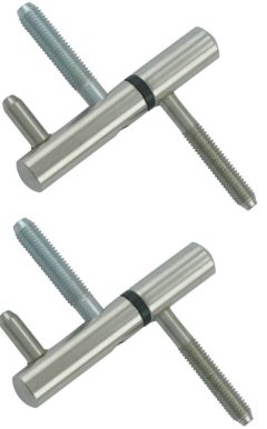 AXA Inboorpaumelle voor Houten kozijnen staal vernikkeld