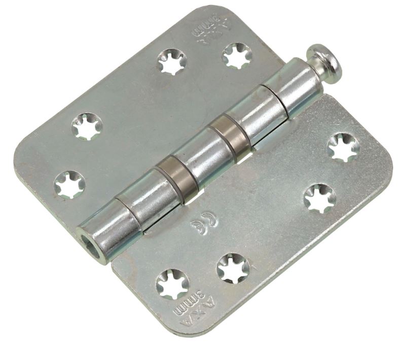 AXA Kogellagerscharnier 89x89x3 Verzinkt Ronde Hoeken