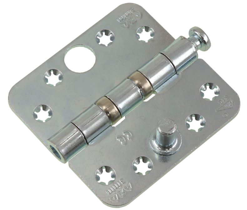 AXA Kogellagerscharnier SKG3 89x89x3 Verzinkt Ronde Hoeken