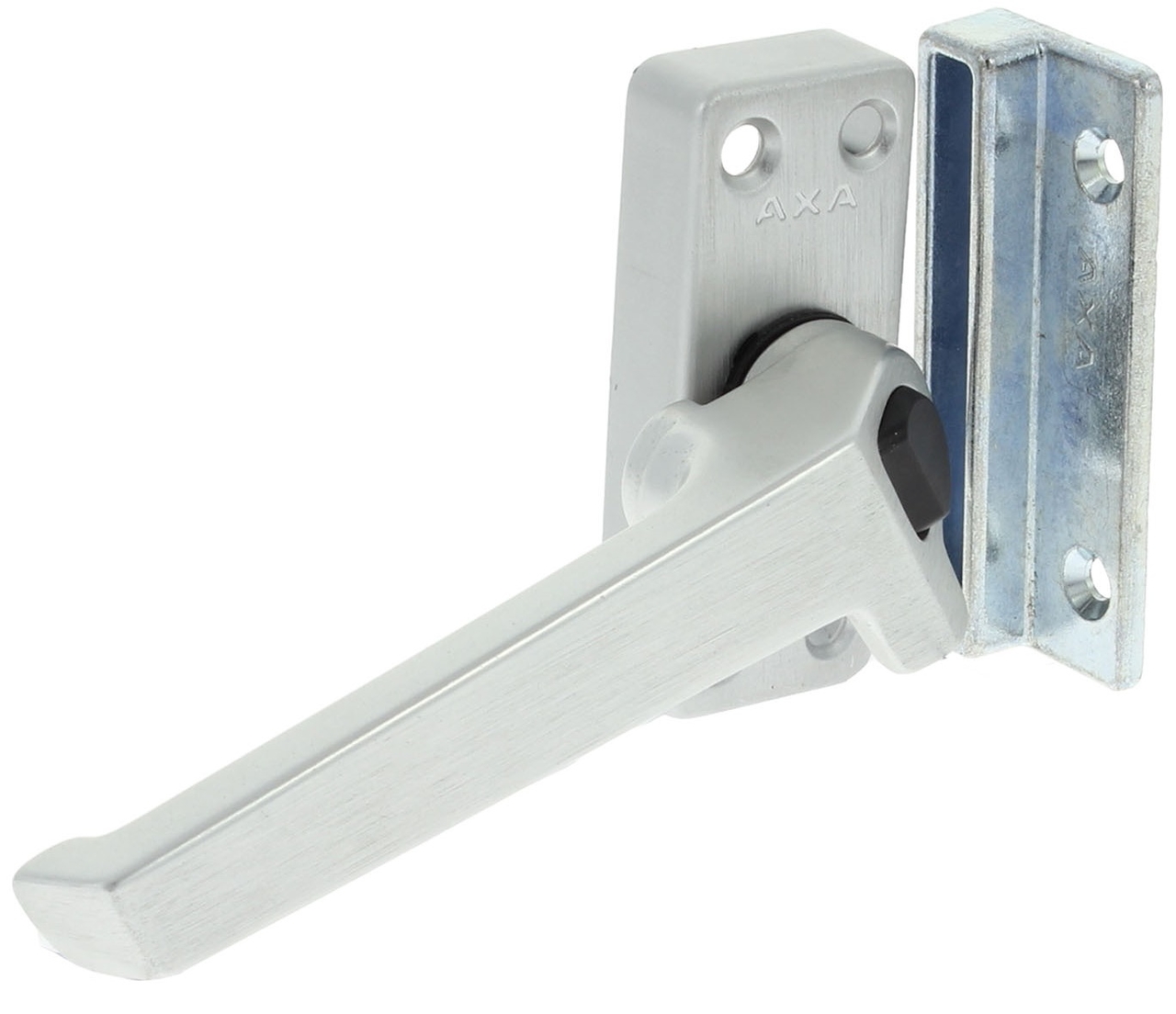 AXA Raamsluiting Met Nok en Drukknop Links Aluminium F1