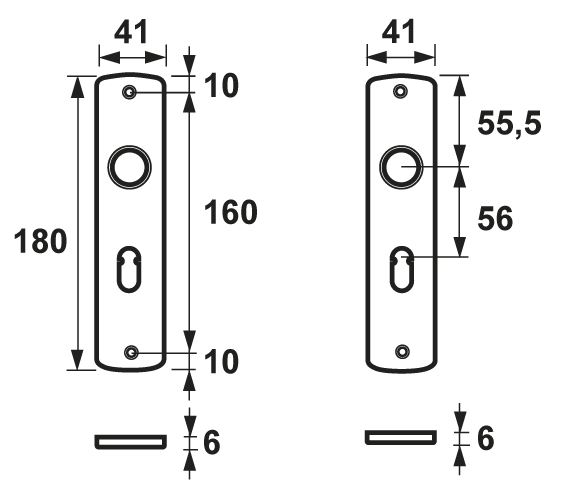 AXA Schilden Curve SL56 Aluminium F1 - Afbeelding 2