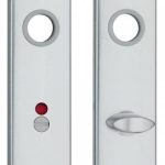 AXA Schilden Curve WC63/8 Aluminium F1