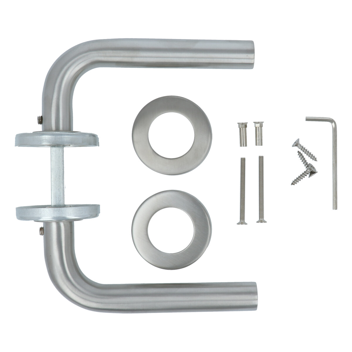 Intersteel deurklink Recht op rozet 500 serie rvs - Afbeelding 3