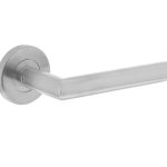 Intersteel deurklink Jura op rozet 500 serie rvs