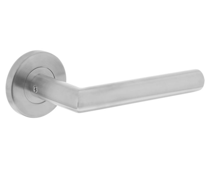 Intersteel deurklink Jura op rozet 500 serie rvs