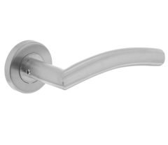 Intersteel deurklink Lisa/hoek 90° op rozet 500 serie rvs