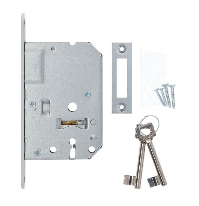 Nemef kastslot 1256/2 met witte voorplaat - Afbeelding 3