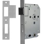 AXA Toilet-badkamerslot WC63/8 met rvs Voorplaat