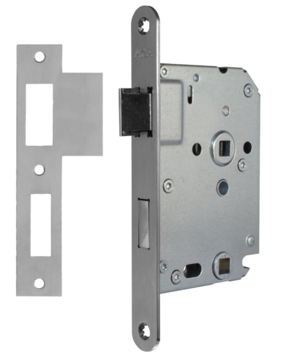 AXA Toilet-badkamerslot WC63/8 met rvs Voorplaat