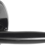 Set deurklinken bakeliet inclusief ovale rozetten