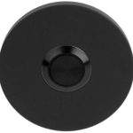 Beldrukker Rond mat zwart