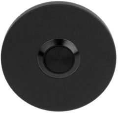 Beldrukker Rond mat zwart