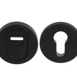 SKG3 Veiligheid-Rozet Met Kerntrekbeveiliging mat rvs/zwart