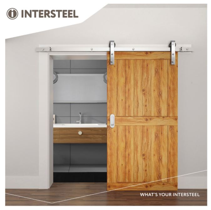 Intersteel Schuifdeur Systeem 2 Meter rvs - Afbeelding 3