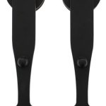 Intersteel Set van 2 rollers Pijlvorm tbv schuifdeursysteem incl. bevestiging mat zwart