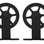 Intersteel Set van 2 rollers Spaakwiel 170 mm tbv schuifdeursysteem incl. bevestiging mat zwart