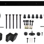 Intersteel Schuifdeur Systeem 2 Meter Hangrollen met Spaakwiel 170 mm Staal mat zwart